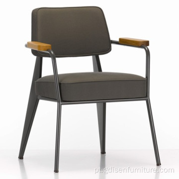 Design de móveis para casa Jean Prouve Fauteuil Cadeira de jantar